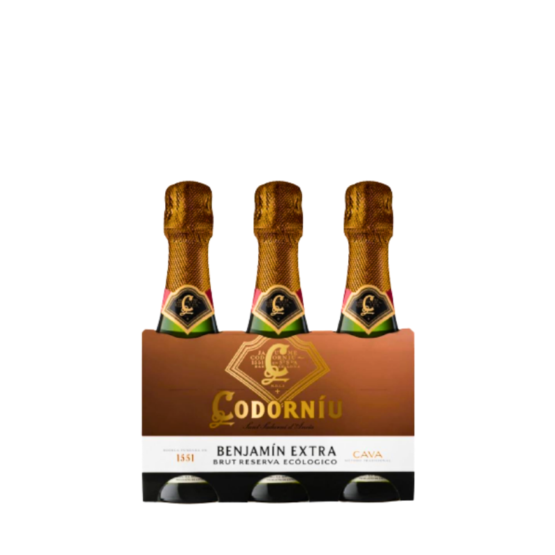 Codorniu Benjamín Extra Ecológico Cava 3x20 cl 1 Codorniu Benjamín Extra Ecológico Cava 3x20 cl