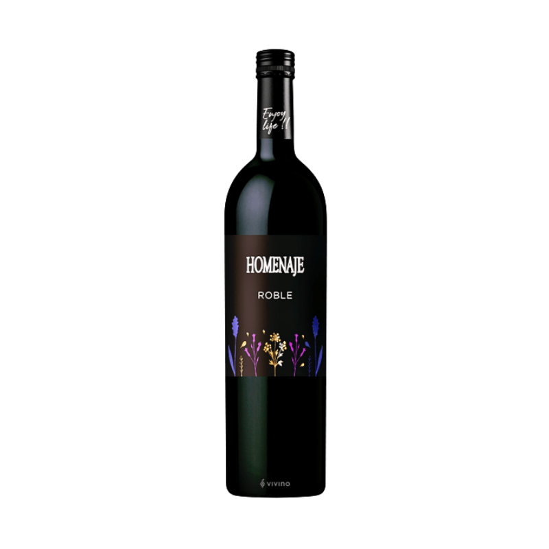 Homenaje Roble Tinto D.O Navarra Vino 75cl 1 Homenaje Roble Tinto D.O Navarra Vino 75cl